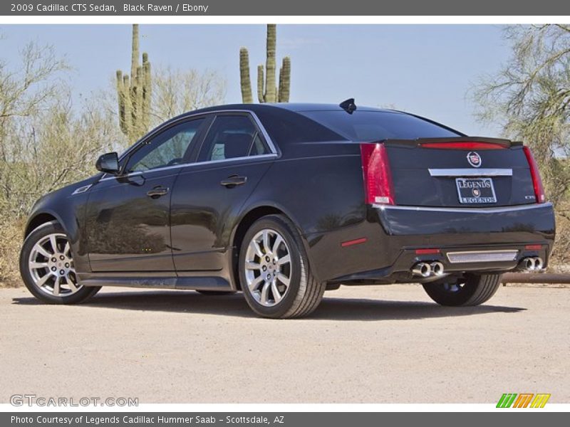 Black Raven / Ebony 2009 Cadillac CTS Sedan