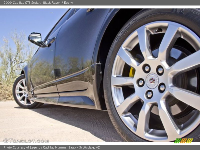 Black Raven / Ebony 2009 Cadillac CTS Sedan