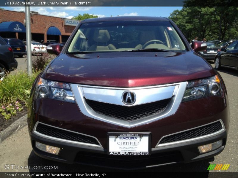 Dark Cherry Pearl / Parchment 2010 Acura MDX