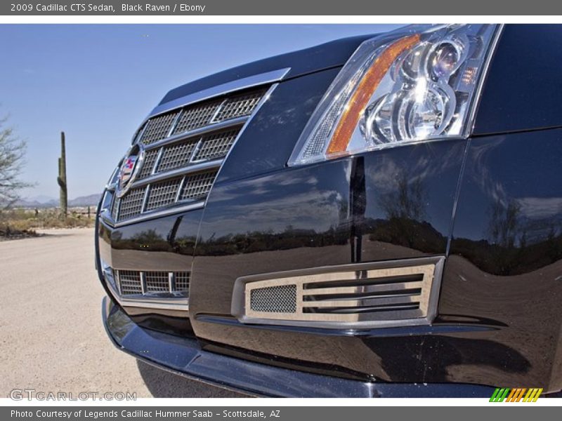 Black Raven / Ebony 2009 Cadillac CTS Sedan