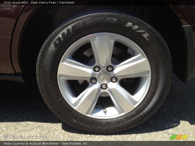 Dark Cherry Pearl / Parchment 2010 Acura MDX