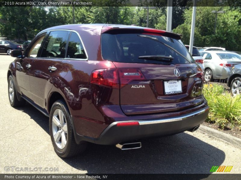 Dark Cherry Pearl / Parchment 2010 Acura MDX