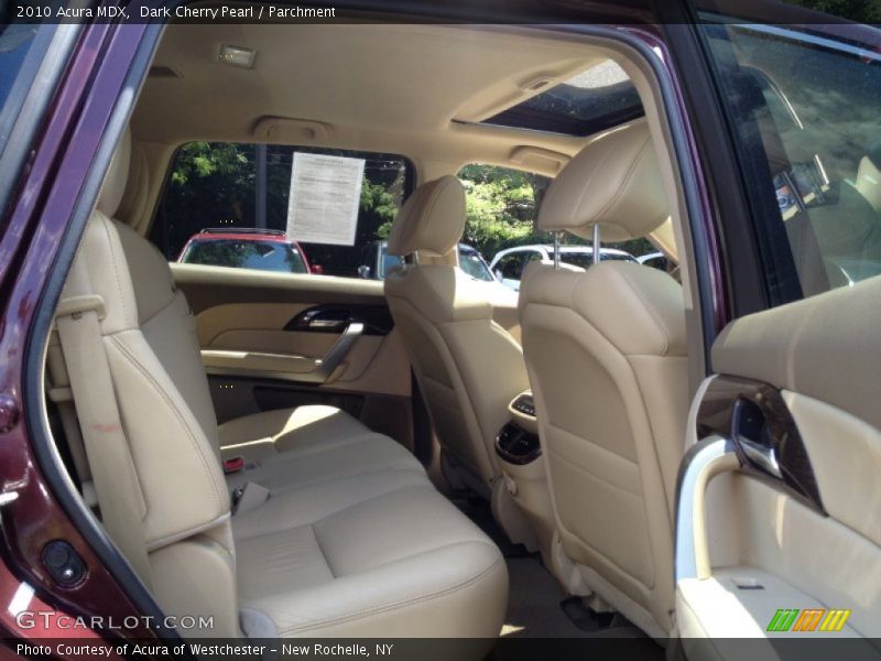 Dark Cherry Pearl / Parchment 2010 Acura MDX