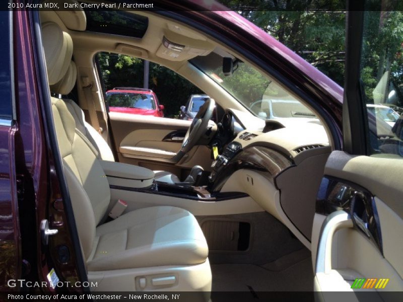 Dark Cherry Pearl / Parchment 2010 Acura MDX