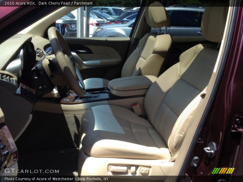 Dark Cherry Pearl / Parchment 2010 Acura MDX