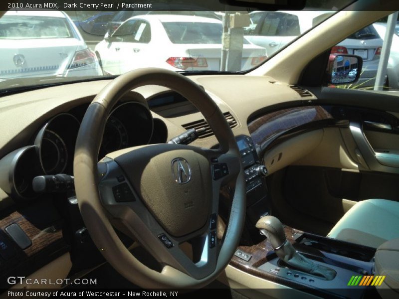 Dark Cherry Pearl / Parchment 2010 Acura MDX