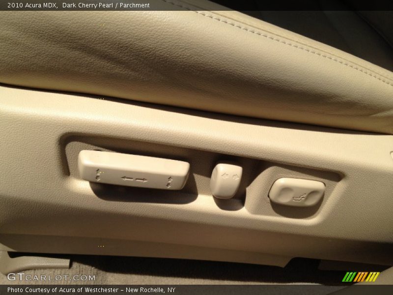 Dark Cherry Pearl / Parchment 2010 Acura MDX