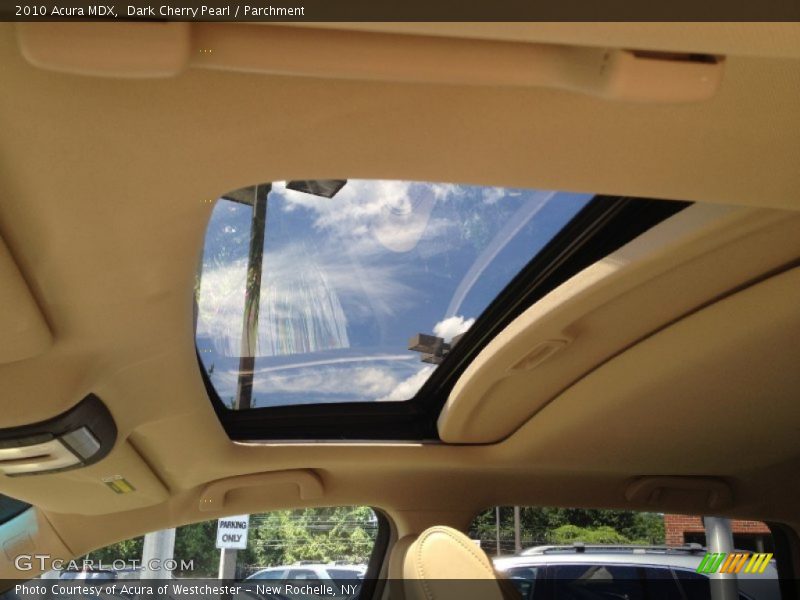 Dark Cherry Pearl / Parchment 2010 Acura MDX