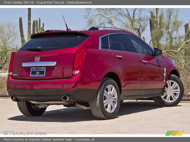 Crystal Red Tintcoat / Shale/Brownstone 2010 Cadillac SRX V6