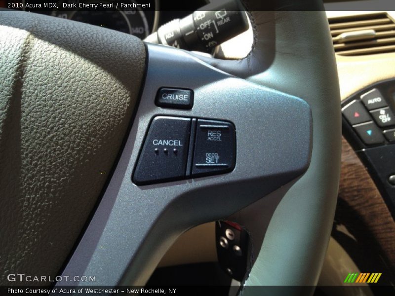 Dark Cherry Pearl / Parchment 2010 Acura MDX
