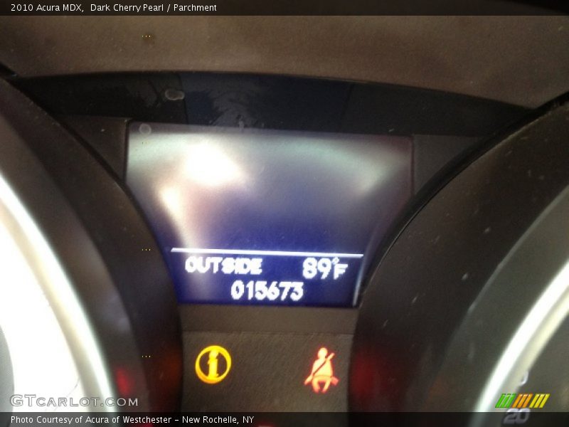 Dark Cherry Pearl / Parchment 2010 Acura MDX