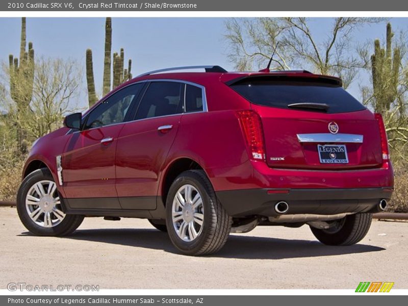Crystal Red Tintcoat / Shale/Brownstone 2010 Cadillac SRX V6