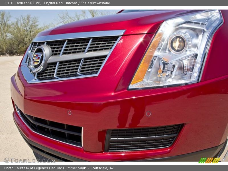 Crystal Red Tintcoat / Shale/Brownstone 2010 Cadillac SRX V6