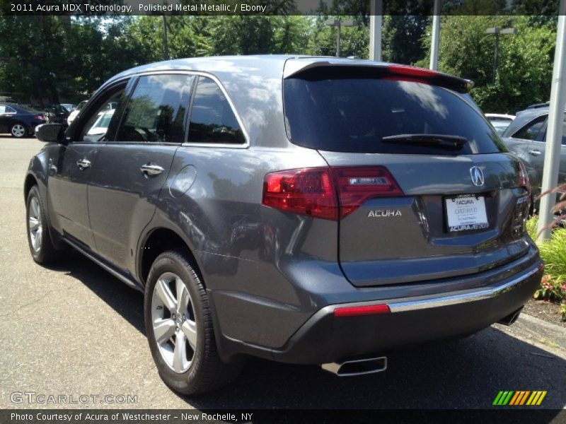 Polished Metal Metallic / Ebony 2011 Acura MDX Technology