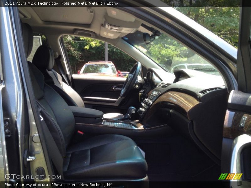 Polished Metal Metallic / Ebony 2011 Acura MDX Technology