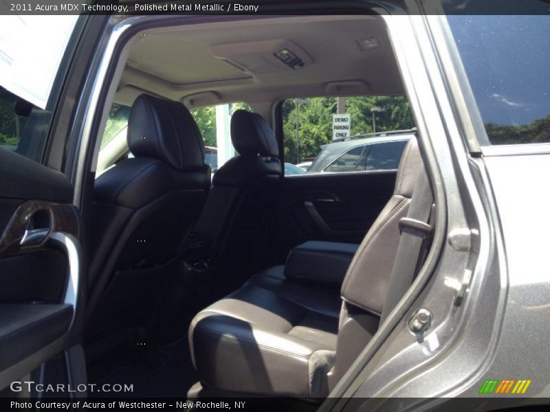 Polished Metal Metallic / Ebony 2011 Acura MDX Technology