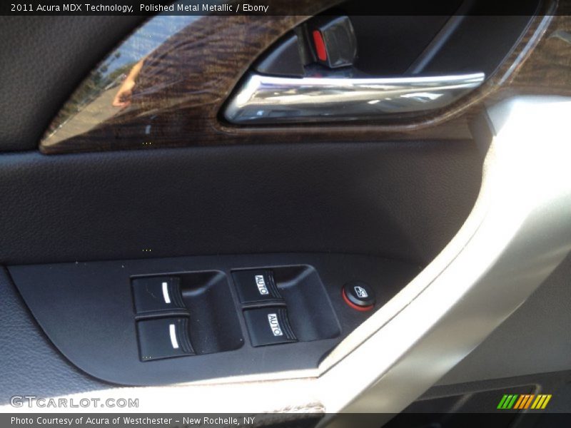 Polished Metal Metallic / Ebony 2011 Acura MDX Technology