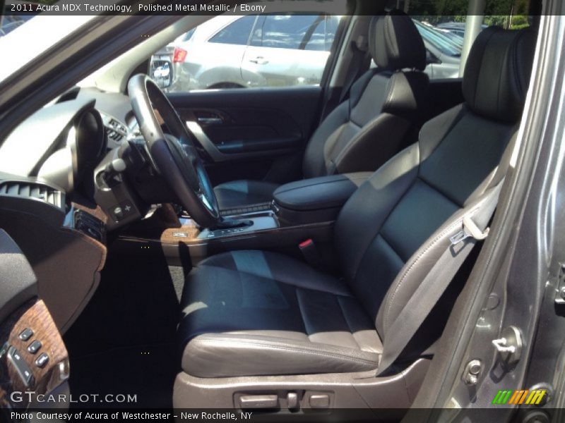 Polished Metal Metallic / Ebony 2011 Acura MDX Technology