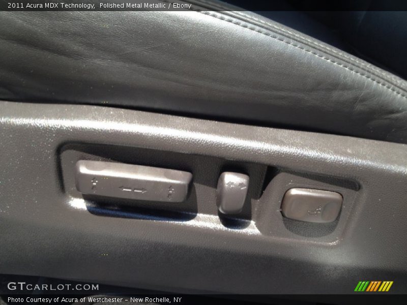 Polished Metal Metallic / Ebony 2011 Acura MDX Technology