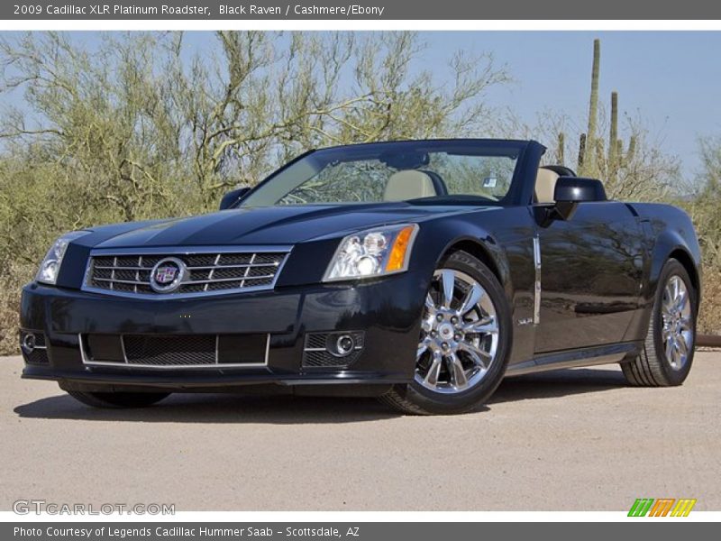 Front 3/4 View of 2009 XLR Platinum Roadster