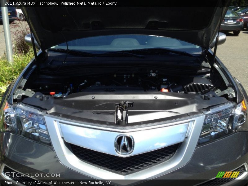 Polished Metal Metallic / Ebony 2011 Acura MDX Technology