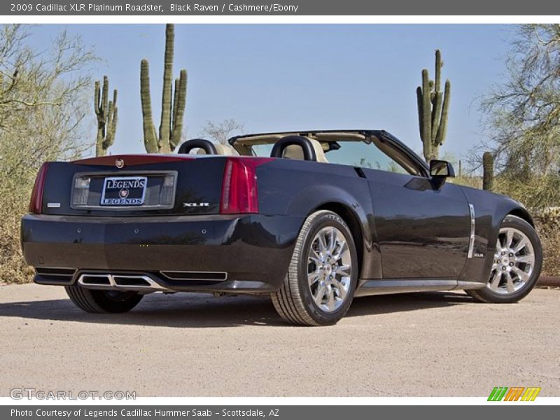 Black Raven / Cashmere/Ebony 2009 Cadillac XLR Platinum Roadster