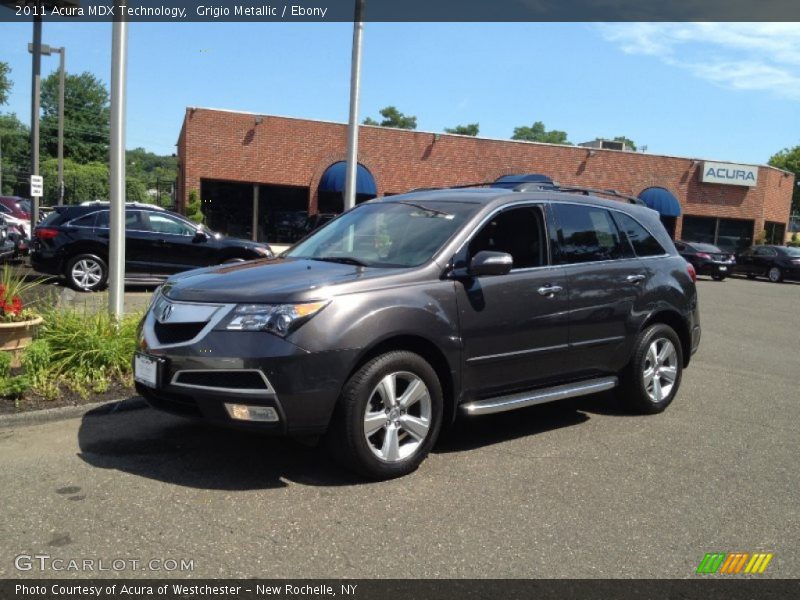 Grigio Metallic / Ebony 2011 Acura MDX Technology