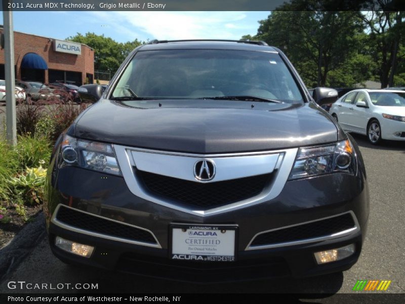 Grigio Metallic / Ebony 2011 Acura MDX Technology