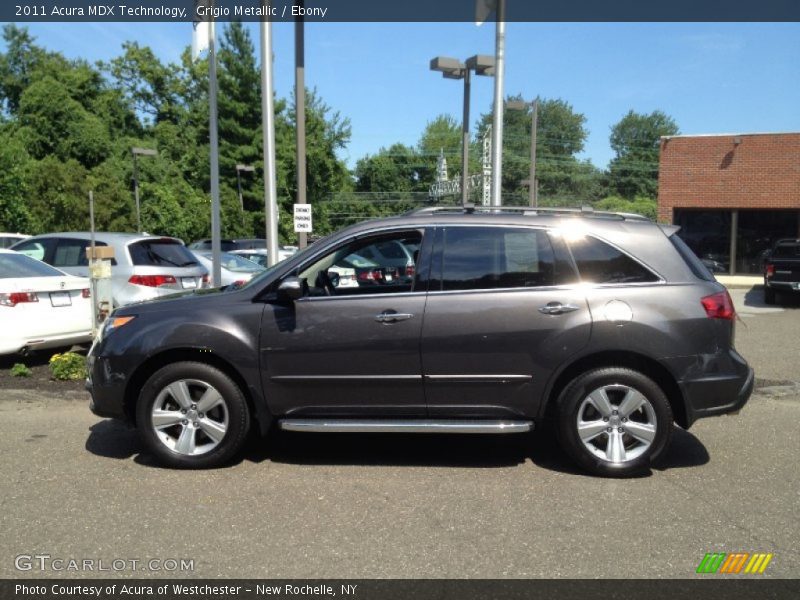 Grigio Metallic / Ebony 2011 Acura MDX Technology