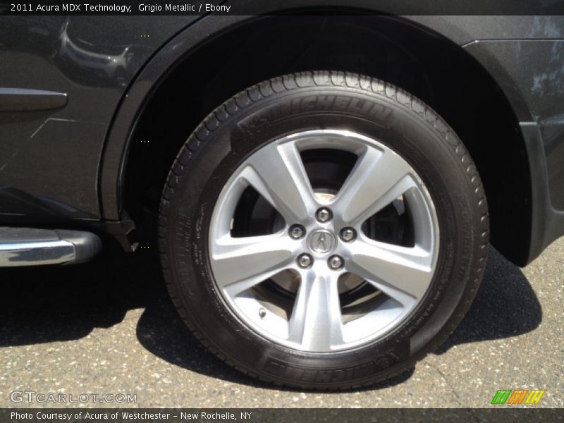 Grigio Metallic / Ebony 2011 Acura MDX Technology
