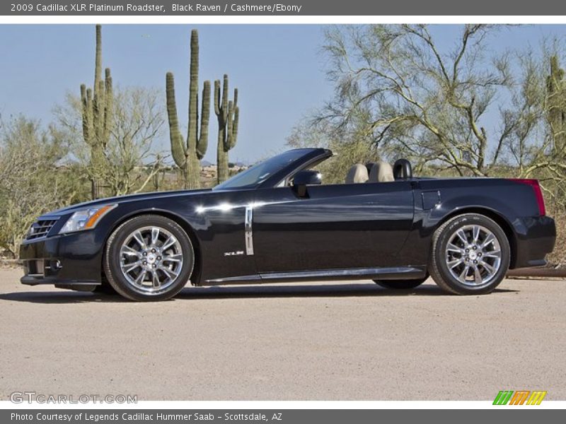 2009 XLR Platinum Roadster Black Raven