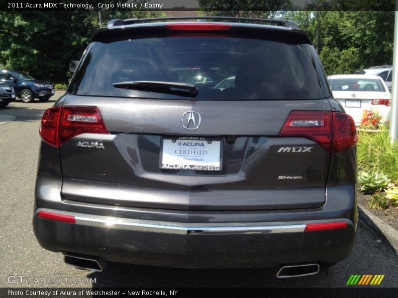 Grigio Metallic / Ebony 2011 Acura MDX Technology