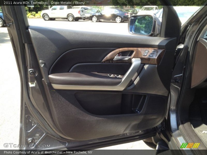 Grigio Metallic / Ebony 2011 Acura MDX Technology