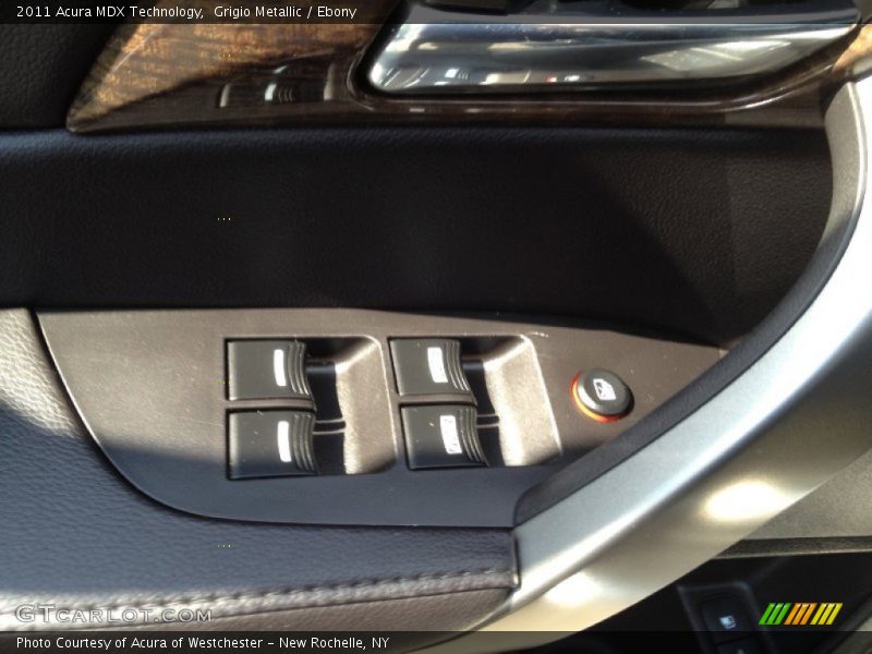 Grigio Metallic / Ebony 2011 Acura MDX Technology