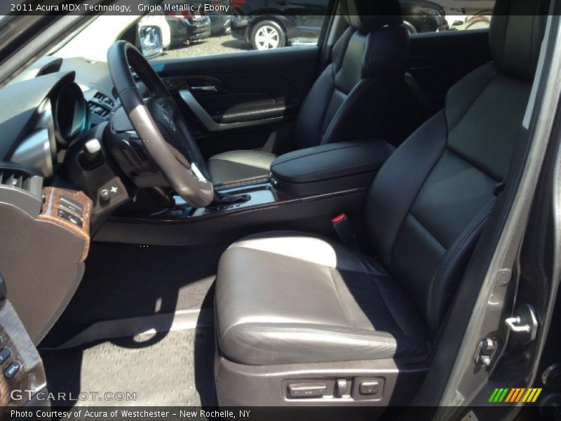 Grigio Metallic / Ebony 2011 Acura MDX Technology