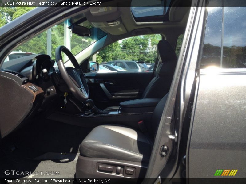 Grigio Metallic / Ebony 2011 Acura MDX Technology