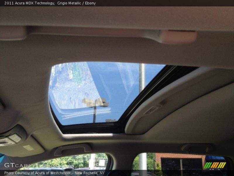 Grigio Metallic / Ebony 2011 Acura MDX Technology