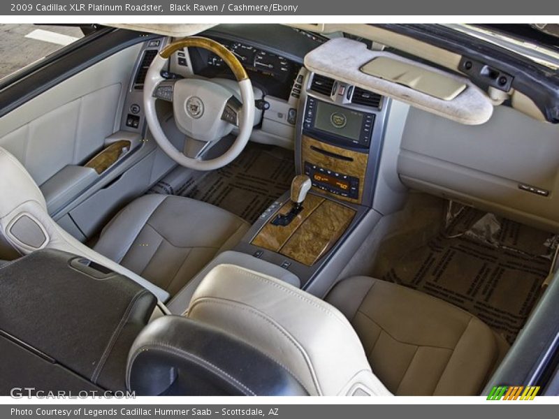 Dashboard of 2009 XLR Platinum Roadster
