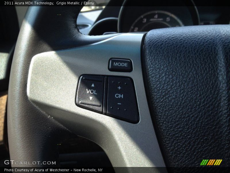 Grigio Metallic / Ebony 2011 Acura MDX Technology
