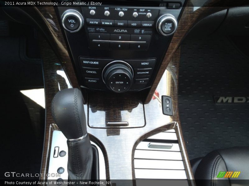 Grigio Metallic / Ebony 2011 Acura MDX Technology