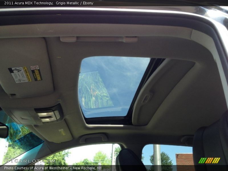 Grigio Metallic / Ebony 2011 Acura MDX Technology