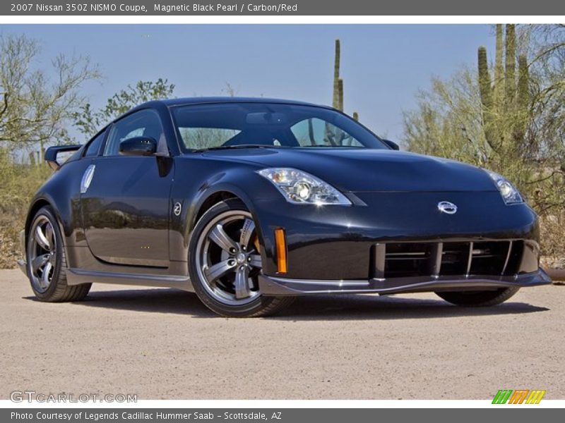 Magnetic Black Pearl / Carbon/Red 2007 Nissan 350Z NISMO Coupe