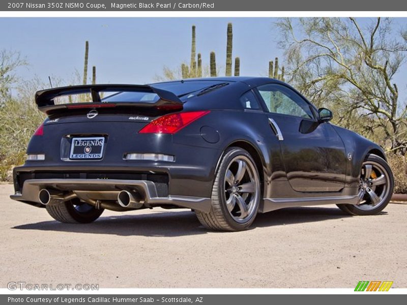 Magnetic Black Pearl / Carbon/Red 2007 Nissan 350Z NISMO Coupe