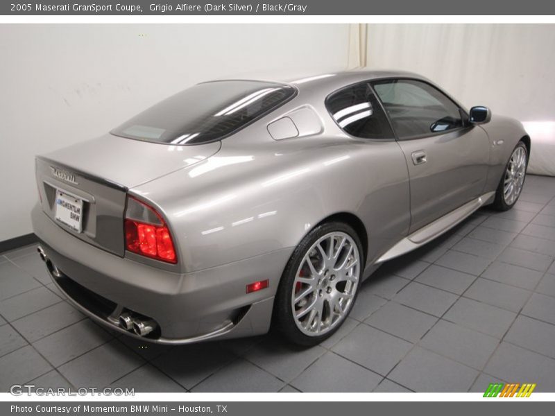 Grigio Alfiere (Dark Silver) / Black/Gray 2005 Maserati GranSport Coupe