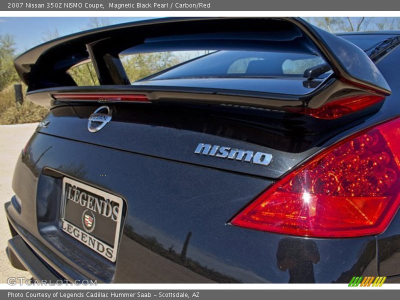 Magnetic Black Pearl / Carbon/Red 2007 Nissan 350Z NISMO Coupe