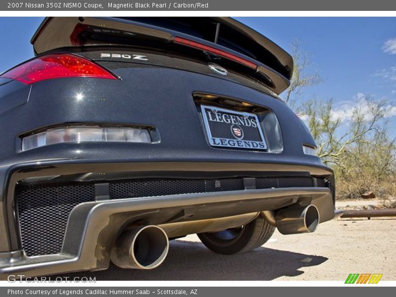 Magnetic Black Pearl / Carbon/Red 2007 Nissan 350Z NISMO Coupe