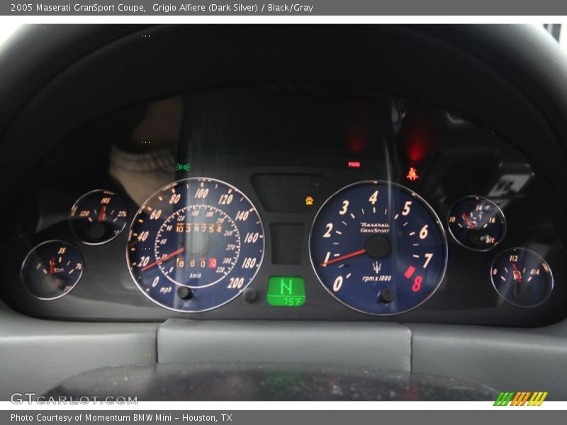  2005 GranSport Coupe Coupe Gauges