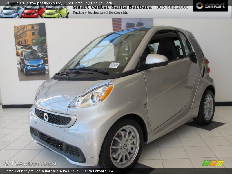Silver Metallic / Design Black 2013 Smart fortwo passion coupe