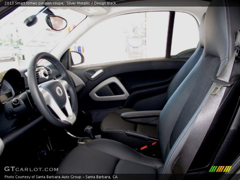  2013 fortwo passion coupe Design Black Interior