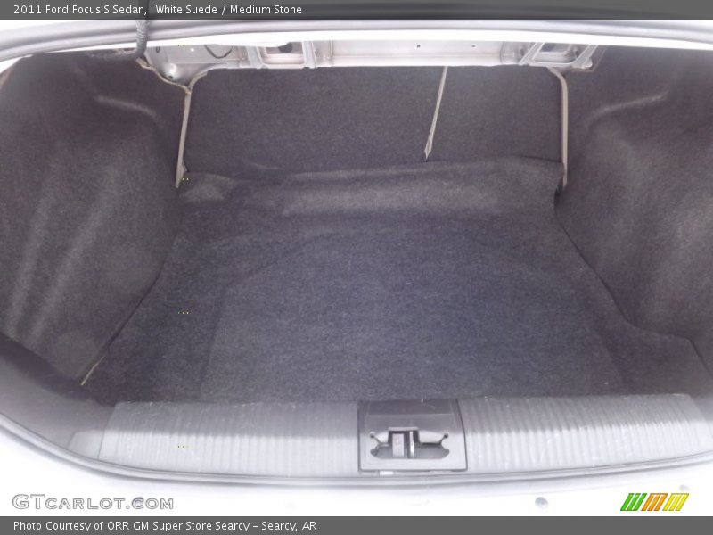 White Suede / Medium Stone 2011 Ford Focus S Sedan